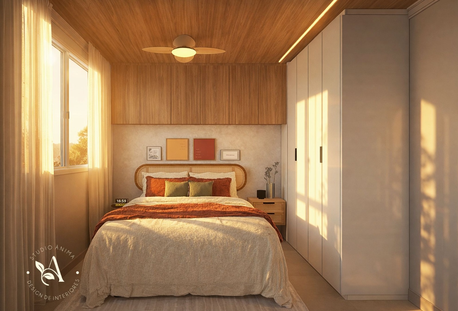 Projeto de design de interiores do Studio Ânima